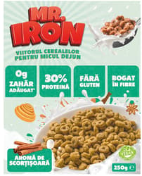 MisterIron TasteBlend Cereal 30% Protein Sugar Free - Cinnamon