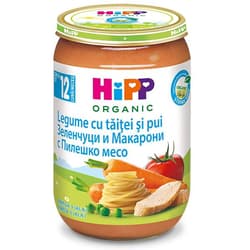 Hipp Meniu pui cu legume si taitei