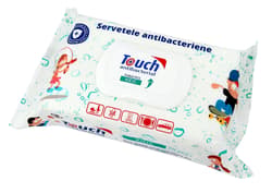 Touch Servetele umede antibacteriene Kids
