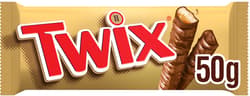 Twix Batoane biscuit si caramel invelit in ciocolata cu lapte 2x25g