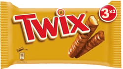 Twix Batoane cu biscuit si caramel invelite in ciocolata cu lapte 3x50g
