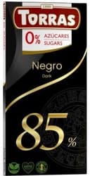 Torras Ciocolata neagra cu 85% cacao fara zahar si fara gluten