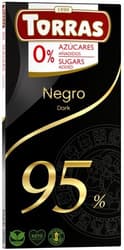 Torras Ciocolata neagra cu 95% cacao fara zahar si fara gluten