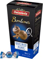 Delaviuda Praline fara zahar de ciocolata cu lapte
