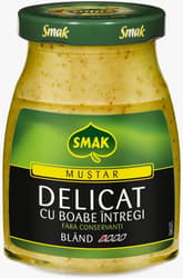 Smak Delicate mustard with whole grains