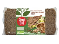 Cereal Bio ECO Paine din faina de secara integrala cu fulgi de ovaz si seminte de in