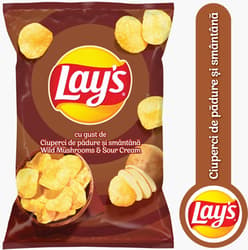 Lay's Chips cu ciuperci si smantana
