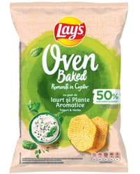 Lay's Baked Chips cu iaurt si ierburi