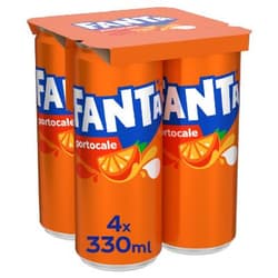 Fanta Oranges Carbonated Soft Drink 4 Pack