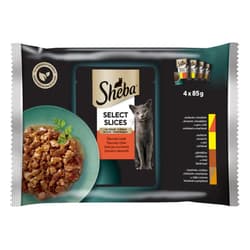 Sheba Wet food for adult cats, juicy selection in sauce 4x85g