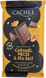 Cachet Ciocolata cu lapte cu caramel si sare de mare