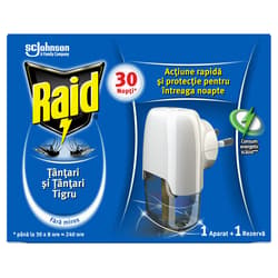 Raid Liquid Electric Aparat electric impotriva tantarilor, 30 nopti