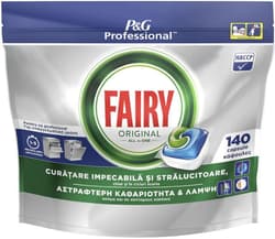 Fairy Professional Original All in 1 Detergent capsule masina de spalat vase, 140 spalari