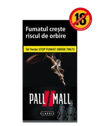 Pall Mall Classic Black 100’s Tigari