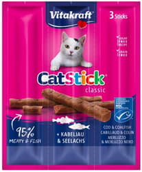 Vitakraft Cat Recompensa pentru pisici cu merluciu si cod