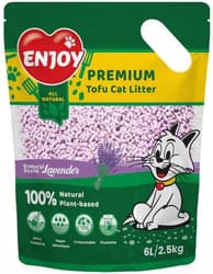 Enjoy Tofu Asternut pentru litiera cu parfum de lavanda
