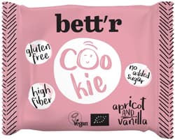 Rookies ECO Cookie with gluten-free apricot and vanilla