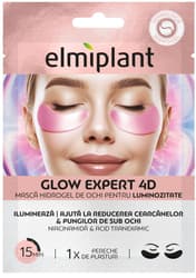 Elmiplant Glow Expert 4D Plasturi hidrogel pentru ochi cu niacinamida
