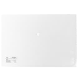 Deli Mapa plastic cu buton A4, transparent