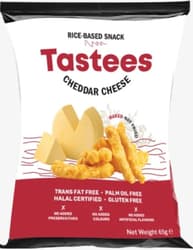 Tastees Snack din orez cu aroma de branza cheddar