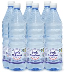 Perla Moldovei Apa de izvor plata natural alcalina pet 6x1L