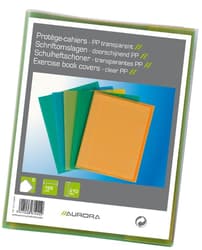 Aurora Set of 5 PP covers, A5 format, assorted transparent colors