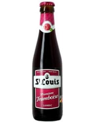 St. Louis Premium Framboise Beer with raspberry