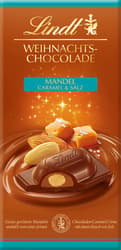 Lindt Chocolate bar with almonds, caramel and salt