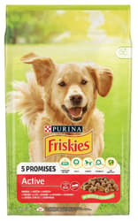 Friskies Active Dog Dry Beef Food for Dogs