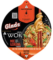 Glads Wok Taitei cu aroma de pui, sos Mie Goreng si legume deshidratate