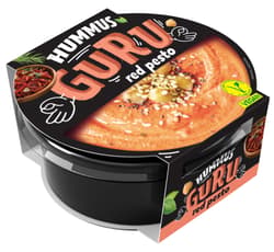 Guru Hummus red pesto