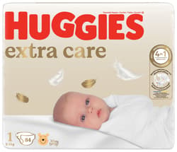 Huggies Extra Care Mega marimea 1, 2-5 kg