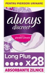 Always Discreet Liners Long Plus Absorbante zilnice