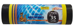 Aspeti Saci menajeri cu snur, 35 l, negru