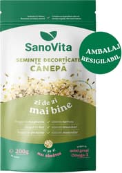 Sanovita Seminte de canepa decorticata cu zipper