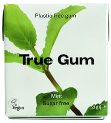 True Guma de mestecat cu aroma de menta fara zahar