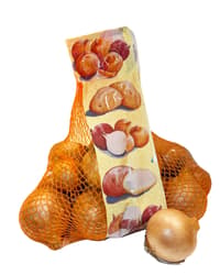 Yellow onion bag