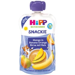 Hipp ECO Snackie banane, pere, mango si portocale Sport,  de la 12 luni