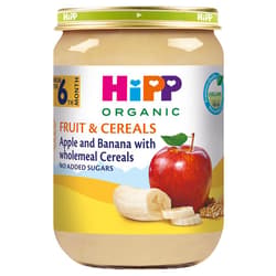Hipp ECO Cereale fruct&cereale, mere, banane, de la 6 luni