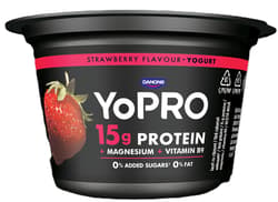 YoPRO Produs lactat fermentat cu 15g proteine si capsuni