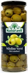 Naturavit PITTED GREEN OLIVES