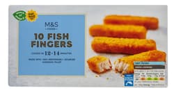 Marks & Spencer Batoane de peste eglefin pane 10 x 30g