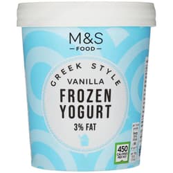Marks & Spencer Inghetata de tip iaurt grecesc cu aroma de vanilie