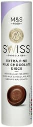 Marks & Spencer Discuri de ciocolata elvetiana extrafina cu lapte
