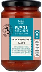 Marks & Spencer Sos Bolognese de rosii cu ciuperci, soia, morcovi, ceapa si ierburi
