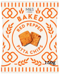 Marks & Spencer Chipsuri de pita cu ardei rosu