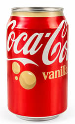 Coca Cola Vanilie bautura racoritoare carbogazoasa cu aroma de vanilie doza