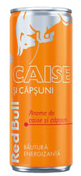 Red Bull Bautura energizanta caise si capsuni doza
