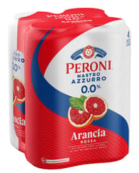 Peroni Gusti 0.0% Orange Beer 4pack can