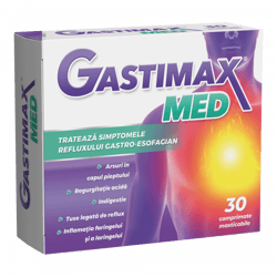 GASTIMAX MED 3 BLISTERE 10 COMPRIMATE MASTICABILE